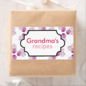 パープルフラワーレシピ ラベル (インサイチュ)