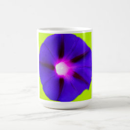 パープルフラワー コーヒーマグカップ