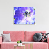 パープルフリル キャンバスプリント (インサイチュ (リビング))