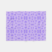 パープルフリースブランケット フリースブランケット (正面(横))