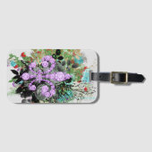 パープルフルーアデリーズラゲッジタグ ラゲッジタグ (正面横)