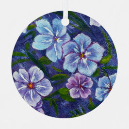 パープルフロックスオーナメント メタルオーナメント