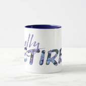 パープルフロックス退職金マグカップ マグカップ (中央)