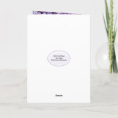 パープルフロックス82誕生日 カード (裏面)