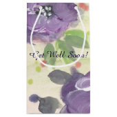 パープルフローズ抱き枕 スモールペーパーバッグ (裏面)