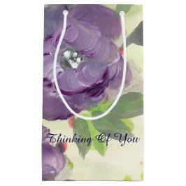 パープルフローズ抱き枕 スモールペーパーバッグ