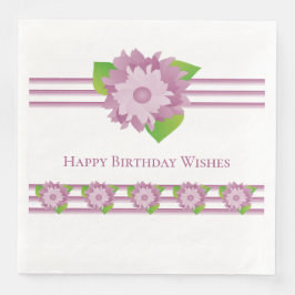 パープルフローラとストライプ