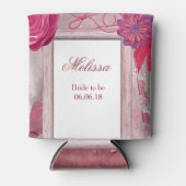 パープルフローラのパーソナ結婚イズ 缶クーラー