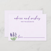 パープルフローラアドバイス エンクロージャーカード (正面/裏面)