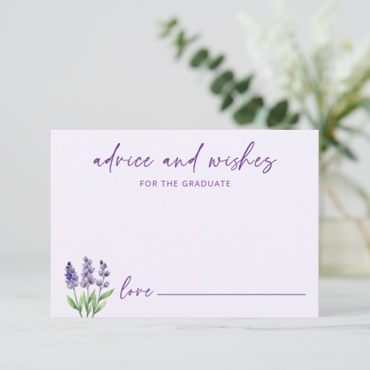 パープルフローラアドバイス エンクロージャーカード (スタンド正面)