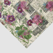 パープルフローラエフェメラコラージュ 薄葉紙 (詳細)