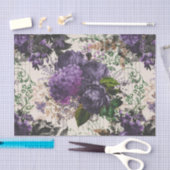 パープルフローラエフェラ 薄葉紙 (クラフト)