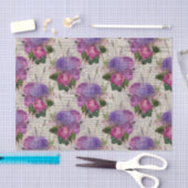 パープルフローラエフェラ 薄葉紙 (クラフト)