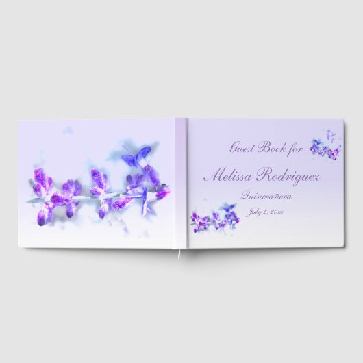 パープルフローラガーデンフラワーキンセアニェラゲストハウス ゲストブック (全面)
