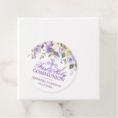 パープルフローラクロスファースト聖餐式 フェイバータグ (インサイチュ)