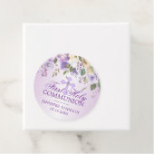 パープルフローラクロスファースト聖餐式 フェイバータグ (インサイチュ)