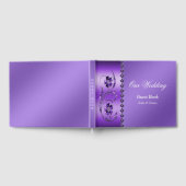 パープルフローラゲストブック ゲストブック (全面)