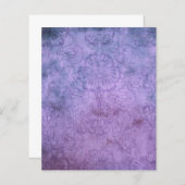 パープルフローラシャビースクラップブック紙 (正面/裏面)