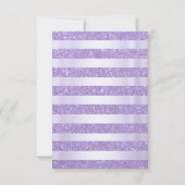 パープルフローラスパークルキンセアニェラサンキューカード サンキューカード (裏面)