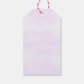 パープルフローラゼブラ誕生日 ギフトタグ (裏面)