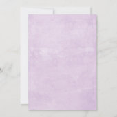 パープルフローラティアラ&ドレスキンセアニラ 招待状