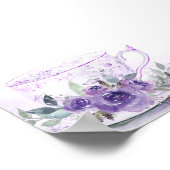 パープルフローラティー賞品ブライダル大会 ポスター (角)