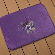 パープルフローラデザインパープル