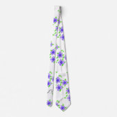 パープルフローラネクタイ ネクタイ (裏面)