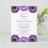 パープルフローラバプテスマ 招待状 (スタンド正面)