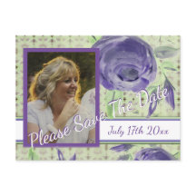 パープルフローラバラデザイン