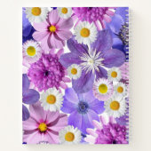 パープルフローラヒナギス ノートブック (裏面)