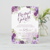 パープルフローラファイヤーファイターモノグラム招待状 シーズンカード (スタンド正面)