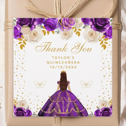 パープルフローラプリンセスキンセアニラ フェイバータグ