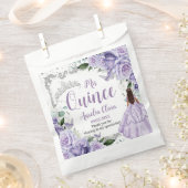 パープルフローラプリンセスシルバーキンセアニラ16 15 フェイバーバッグ (クリップ留めされた状態)