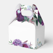 パープルフローラボタニッ結婚クス フェイバーボックス (裏面サイド)