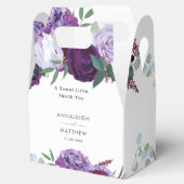 パープルフローラボタニッ結婚クス フェイバーボックス (オープン)