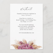 パープルフローラボホ詳細2 エンクロージャーカード (正面)