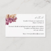 パープルフローラボホ詳細 エンクロージャーカード (正面)