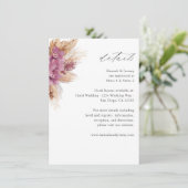 パープルフローラボー詳細エンクロージャカード エンクロージャーカード (スタンド正面)