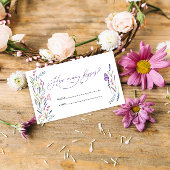 パープルフローララベンダーどのように多くのキスゲーム エンクロージャーカード