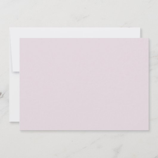 パープルフローラリハーサルディナーの前の夜 招待状 (裏面)