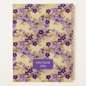 パープルフローラ千代上プランナー プランナー手帳 (裏面)