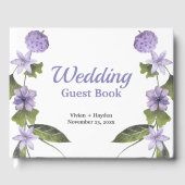 パープルフローラ庭園の結婚式ゲストハウス ゲストブック (正面)