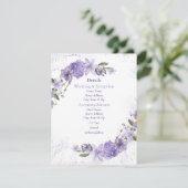 パープルフローラ結婚ズ エンクロージャーカード (スタンド正面)