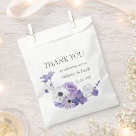 パープルフローラ結婚ズ フェイバーバッグ
