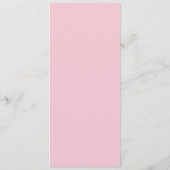 パープルフローラ結婚リングや輪のメニュー メニュー (裏面)