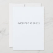 パープルフローラ結婚式の招待 – カーネーションデザイン 招待状 (裏面)