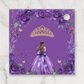 パープルフローラ蝶キンセアニラプリンセス フェイバータグ (裏面)