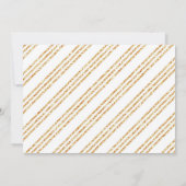 パープルフローラ退職パーティの招待状 招待状 (裏面)