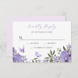 パープルフローラ開花 出欠カード